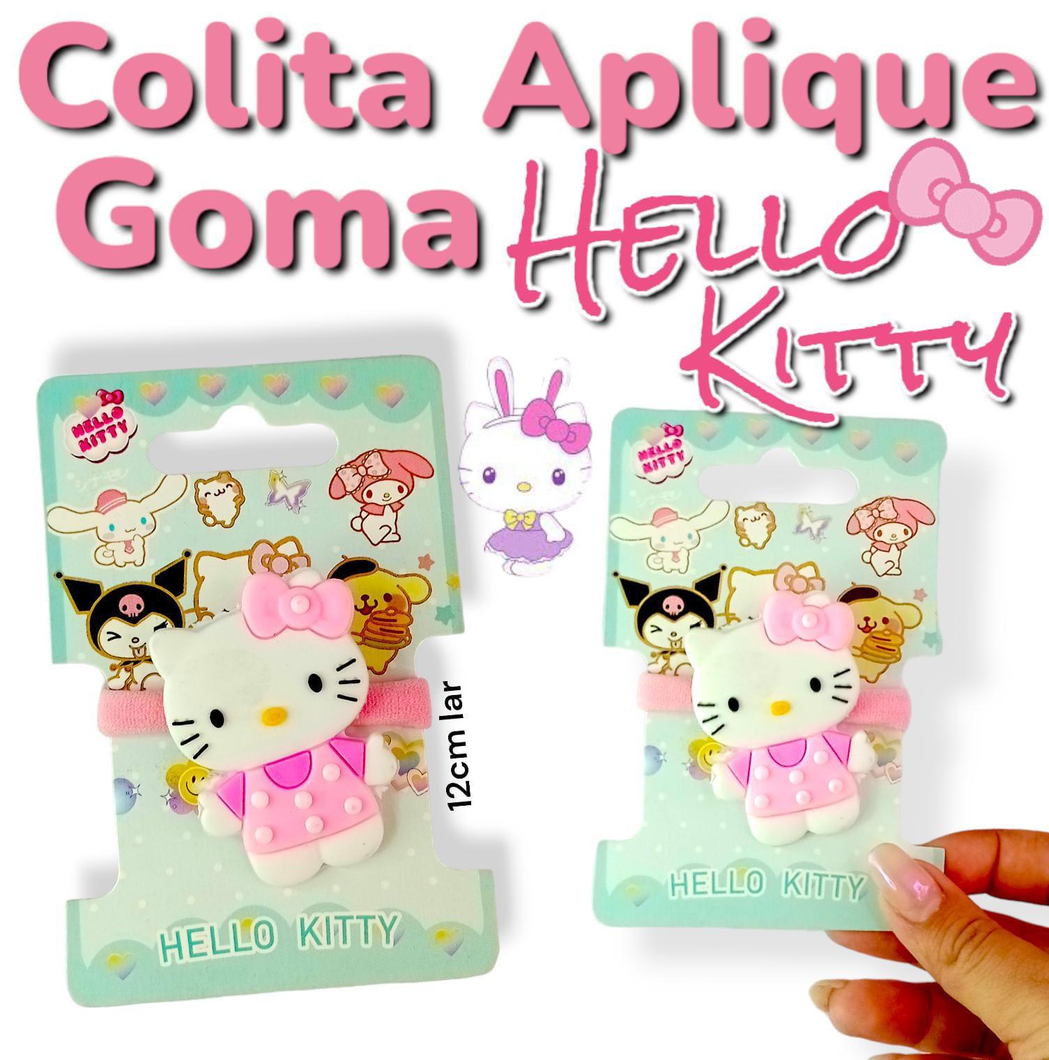 Colita Aplique Goma HELLO KITTY 